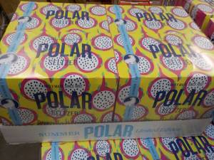 lot 333 image: 4 x 6 packs Polar Seltzer
