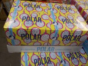 lot 336 image: 4 x 6 packs Polar Seltzer