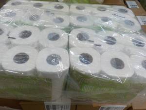 lot 365 image: 48 Rolls Just Bath Tissue 2 ply Toilet Paper