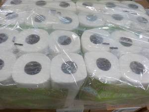 lot 367 image: 48 Rolls Just Bath Tissue 2 ply Toilet Paper