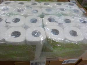 lot 368 image: 48 Rolls Just Bath Tissue 2 ply Toilet Paper