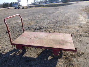 Metal Cart on Wheels