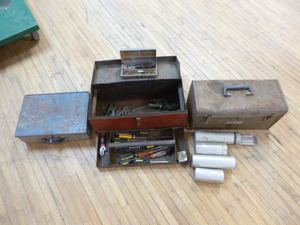 3 Metal Toolboxes