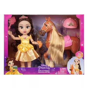lot 36 image: Disney Princess Toddler Doll with Companion - Belle & Philippe
