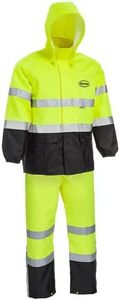 lot 87 image: Boss Hi-Vis ANSI Class 3 Rain Suit - Large