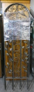 lot 137 image: Three (3) Steel Garden Trellis - Dragonfly