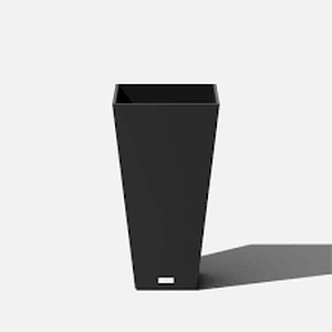 lot 104 image: Veradek Midland Square Tall Pot Planter - Black