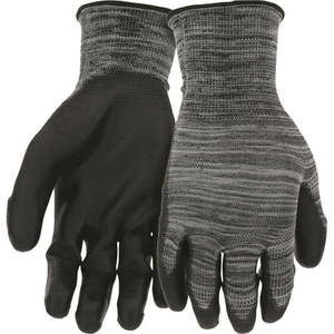 lot 133 image: Boss Mens Work Gloves with COOLMAX, GrayBlack, X-Large, 10 Pairs