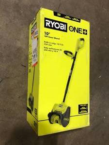 Ryobi 10 in 18V Snow Shovel customer return review pictures