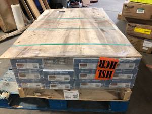 Pallet 11 boxes Canyonlands Oak 0.70 in. x 6.5 in. W Engineered Hardwood Click Lock Waterproof Flooring (21.67 sq. ft.case) customer returns