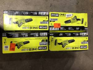 Lot of Ryobi 6 18V Compact Brushless Pruning Chainsaw Kit customer returns reviews see pictures