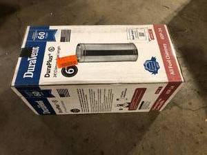 DuraVent DuraPlus 6 in. x 24 in. Triple-Wall Chimney Stove Pipe customer returns review pictures