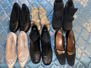 6 pairs of ladies shoes size 7 12