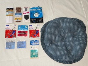 Sewing Accessories and stool cushion