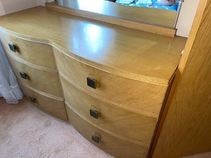 2 Piece Maple Dresser and Mirror