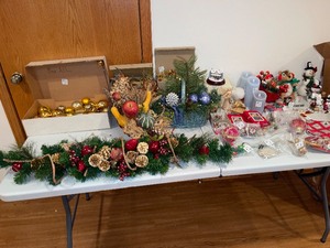 Christmas Decorations  entire lot plus tree