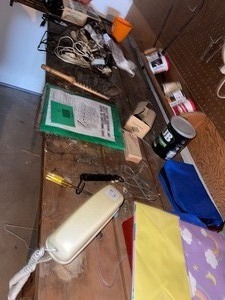 Misc. Items  including drill and trimmer