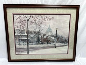 lot 5 image: Summit Avenue by Susan T. Amidon - Signed and Numbered 755 AP (Artists Proof) 30.5 x 38