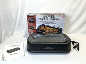 lot 24 image: Power Smokeless Grill Indoor Electric Grill with Lid