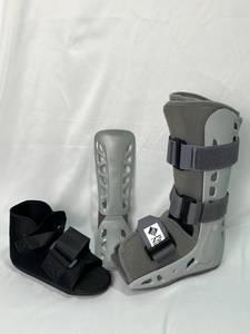 lot 44 image: Aircast and Walking Boot Lot (Size Small)