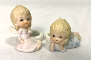 lot 47 image: Vintage Lefton The Christopher Collection Figurines (Tallest is 2.25)
