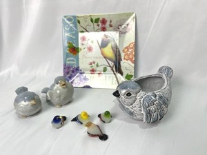 lot 60 image: Vintage Bird Figurines Lot including Andrea by Sadek