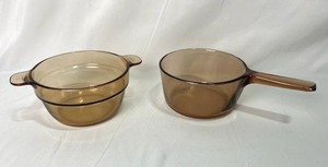 lot 71 image: Vintage Vision Cookware Double Boiler by Corning