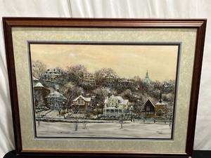 lot 4 image: Ramsey Hill by Susan T. Amidon - Signed and Numbered 383950 and Measures 29.5 x 37.5