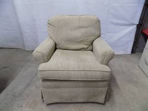 Cloth swivel rocking chair