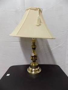Brass looking 24 table lamp