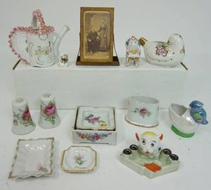 Vintage Collectible Porcelain Ashtray Smalls Etc.
