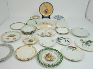 Vintage Collectible Porcelain Decorative Advertising Plates Etc.