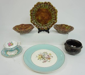 Vintage Collectible GAGI Holland Mold Pottery and Porcelain Royal Albert Fine China 3 pc. Set Etc.