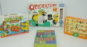 Kids Toys Games Operation Memory Alphabet and Number Blocks