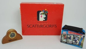 Scattergories, Desk Clock Etc...