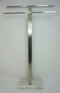 Stainless Steel Marble Base Display Rack...