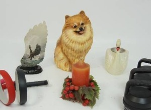 Home DeCor Tabletop The Danbury Mint Pomeranian Porcelain Figure Etc.