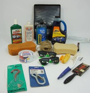 The Garage Drawer Cupboard Car Wash Supplies Etc.
