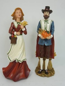 Harvest Thanksgiving Statue Pair