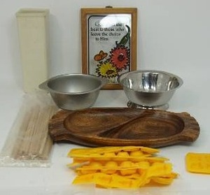 Vintage MCM Leilani Monkey Pod-Wood Hand Carved Divided Tray Dish Bowl Serving, Candy Molds Etc.