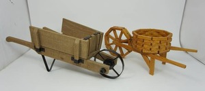 Lawn and Garden DeCor Potting Cart Wheel Barrow Planter Etc...