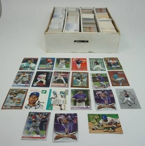 Baseball Fans3200 Baseball Cards from 1980s to 2020 Including Stars, Rookies and More of Finest, Chrome, Bowman Etc.