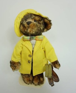 Vintage Brass Button Bears Mookie 20th Century 11-Inch Plush Toy Bear, Wood Alphabet Animal Domino Blocks, 1994 Mann Teddy Tales Book-Ends Etc...