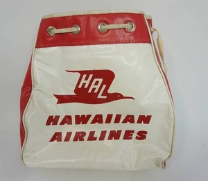 Vintage Airline Travel Overnight Bags Hawaiian Airlines HAL, ASA, American Express...