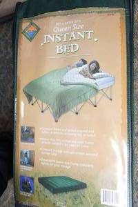 Northcrest Instant Pop-Up Anywhere Bed - Queen  Measurements 80 L x 59 W x 28 H