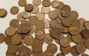 Approx. 100 Wheat Back Pennies