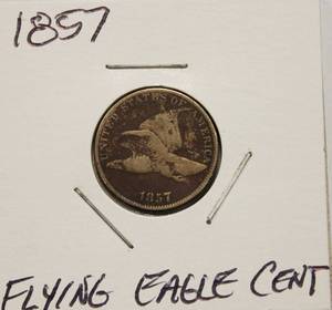 Nice 1857 Flying Eagle Cent