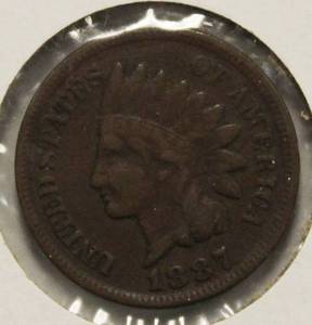 Very Nice 1887 Indian Head Penny
