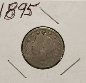 1895 Liberty Head V- Back Nickel