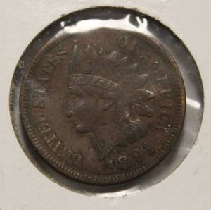 Nice High Grade 1891 Indian Head Penny